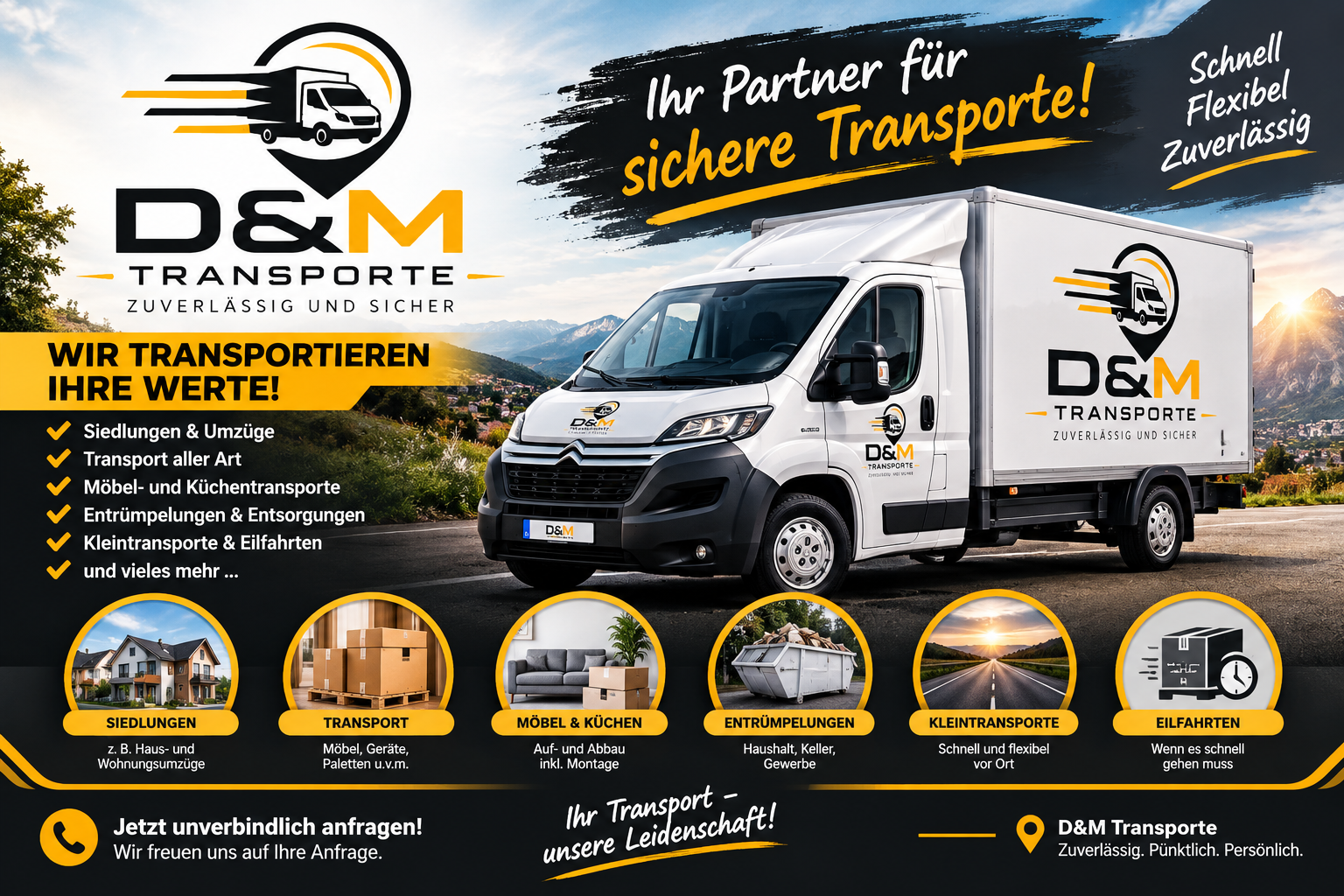 D&M Transporte – Ihr Partner für sichere Transporte